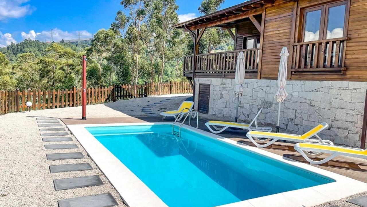 Quinta Da Resteva-Chale Do Rio Vieira do Minho Exteriör bild