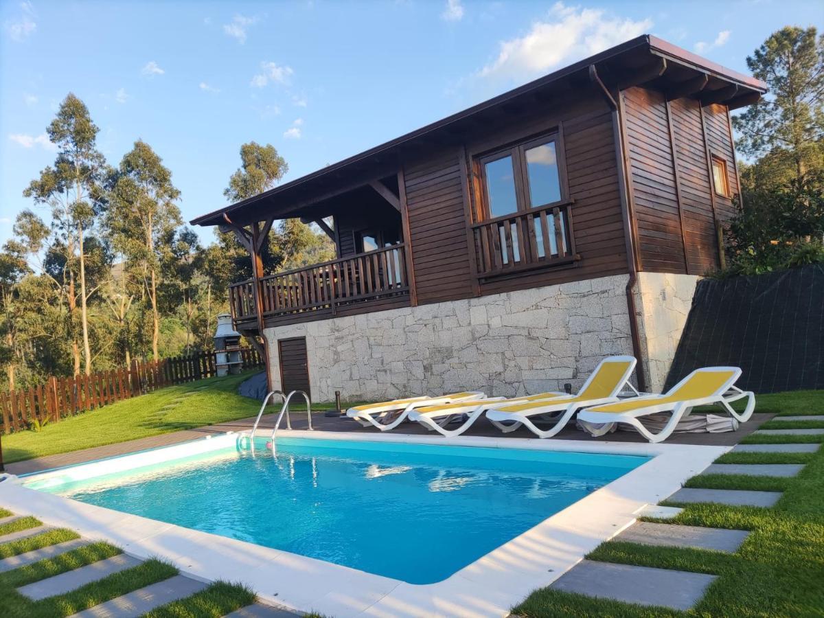 Quinta Da Resteva-Chale Do Rio Vieira do Minho Exteriör bild